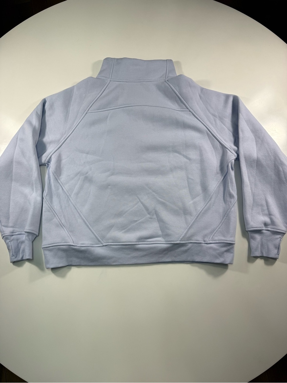 Danskin Lilac Half-Zip Kangaroo Pocket Sweatshirt - Picture 8 of 8